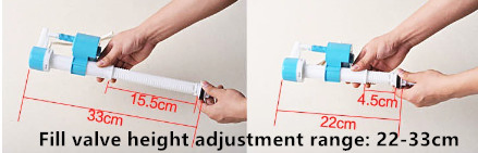 Toilet Fill Valve for High Water Pressure