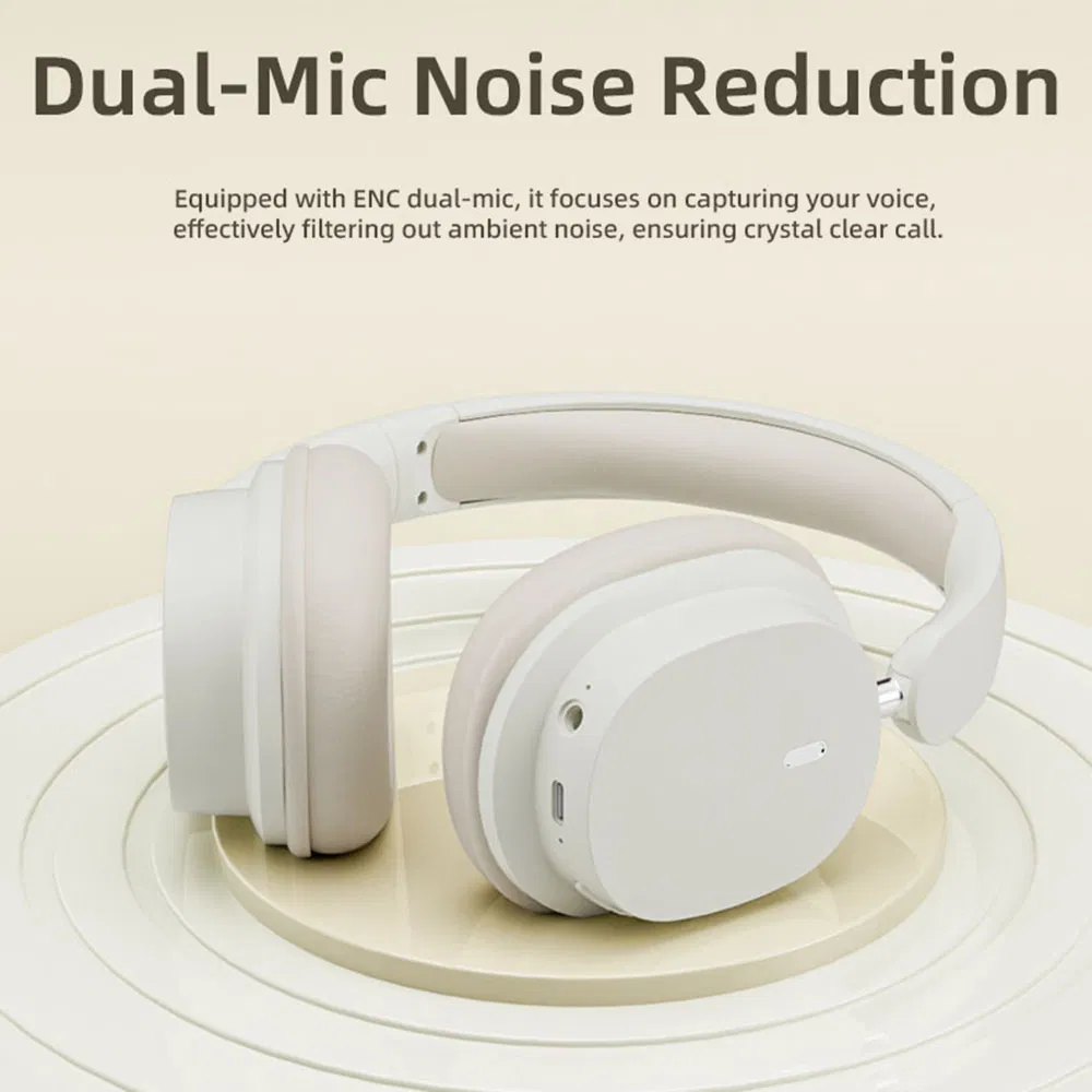 Wireless Bluetooth Headphone Foldable Headset Noise Cancelling