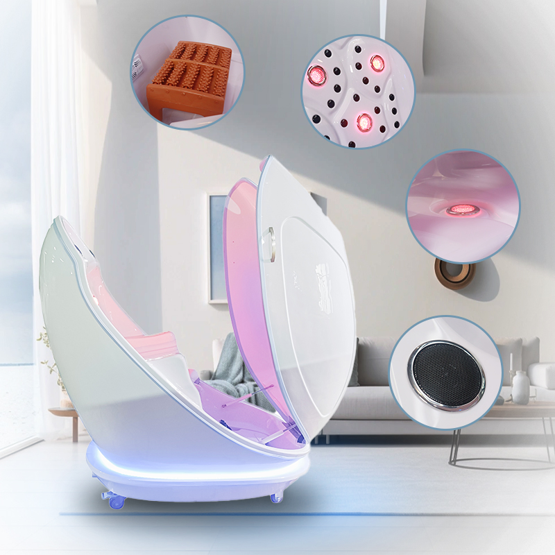 Ozone Wet Steam Sauna Capsule Pod Aroma SPA Machine Fumigation Slimming