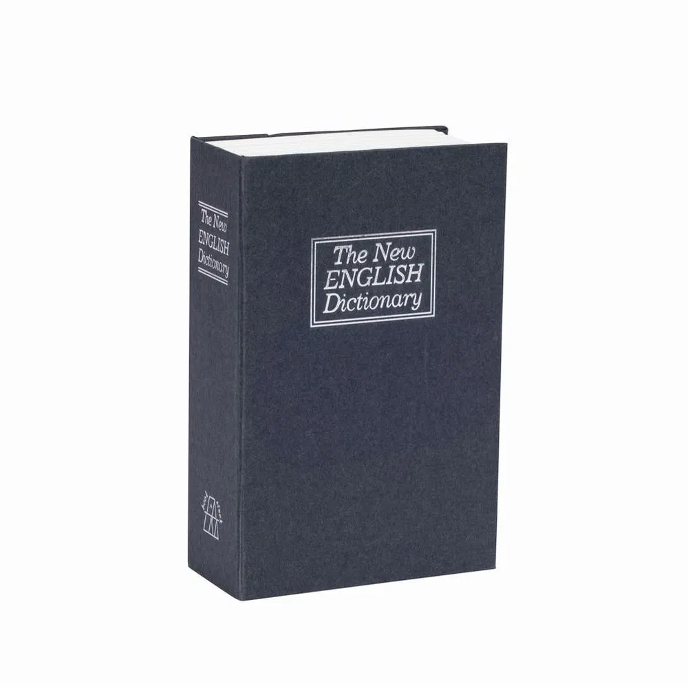 Low-Profile Design Hf-Bm240X Metal Dictionary Book Safe Box with Combination Key Lock