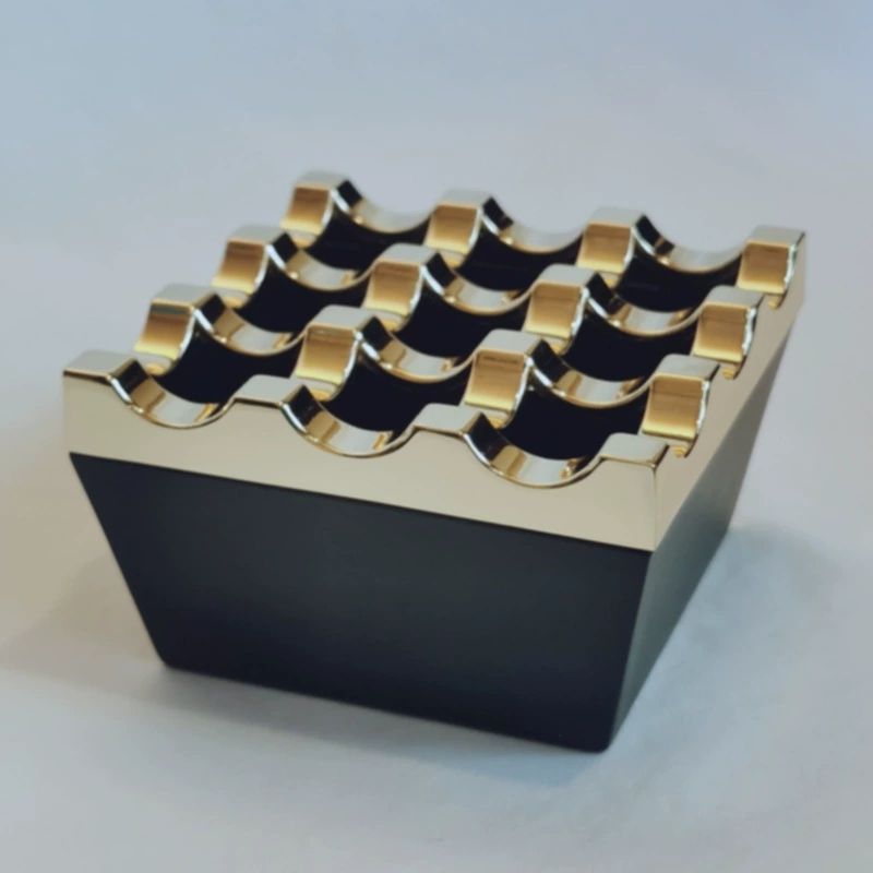 Металлическая пепельница из алюминиевого сплава, 9/16 отверстий