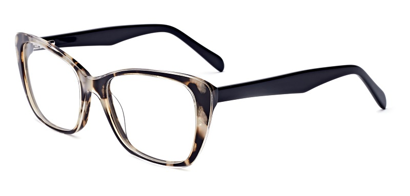 Newest Cat Eye Transparent Acetate Frame Glasses