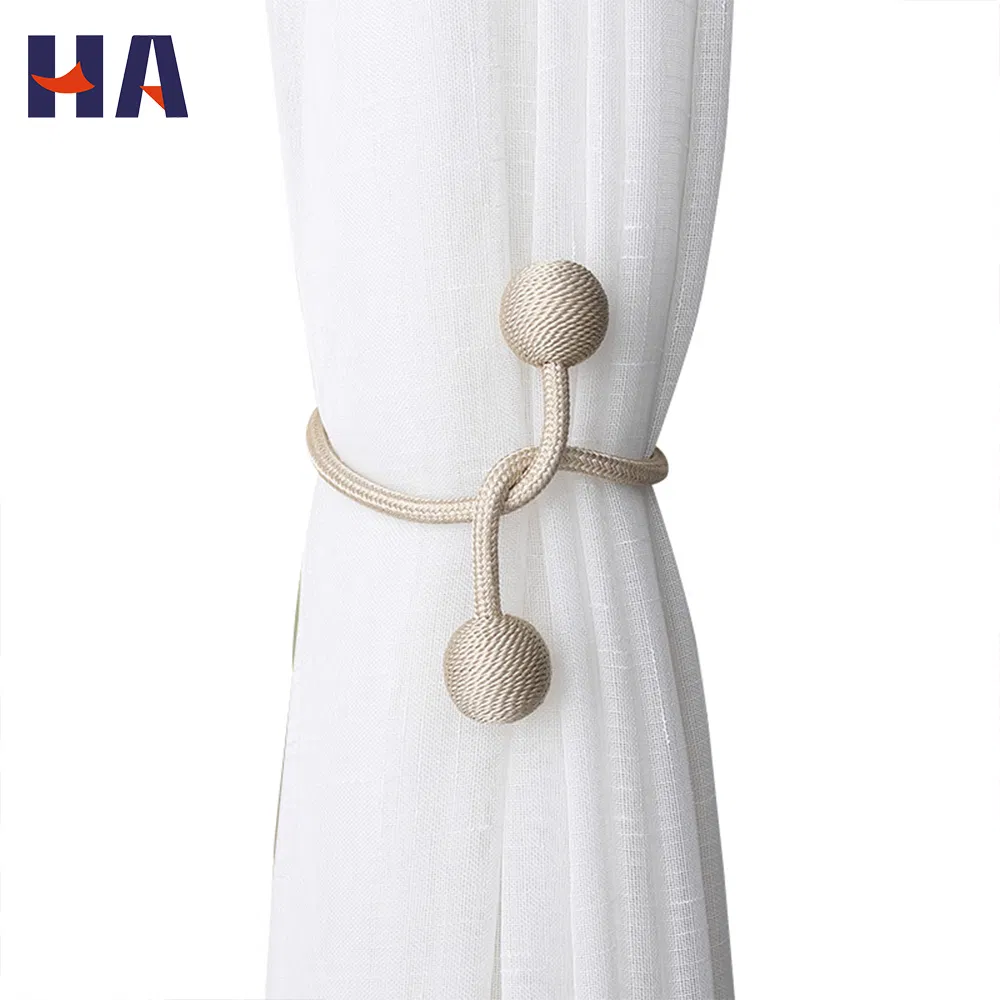 High Quality Modern Customized Colors White Curtain Accessories Tiebacks Hook Buckle Tieback Black for Draperies Decorative