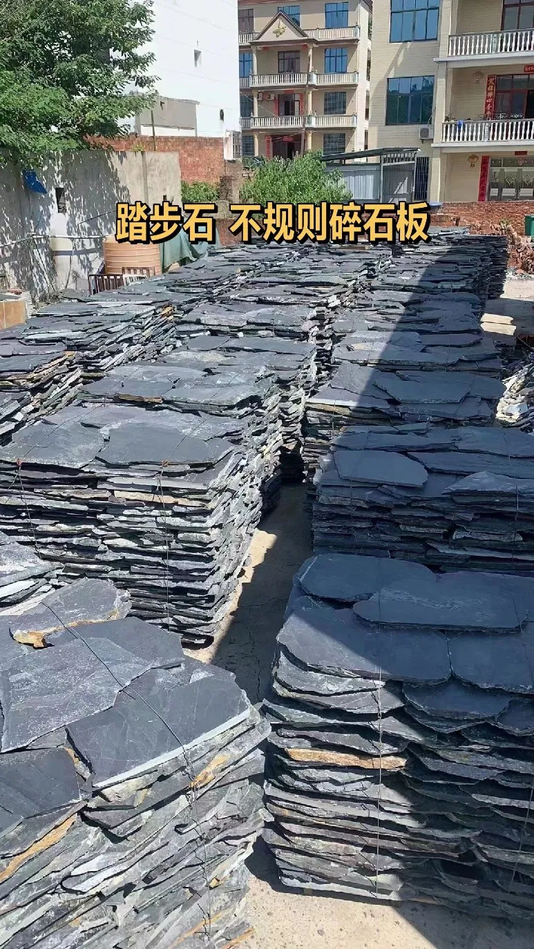 Round Stepping Stone Slate Tile Patio Paving Tile Home Floor Tiles Driveway Swimming Pool Garden Stone