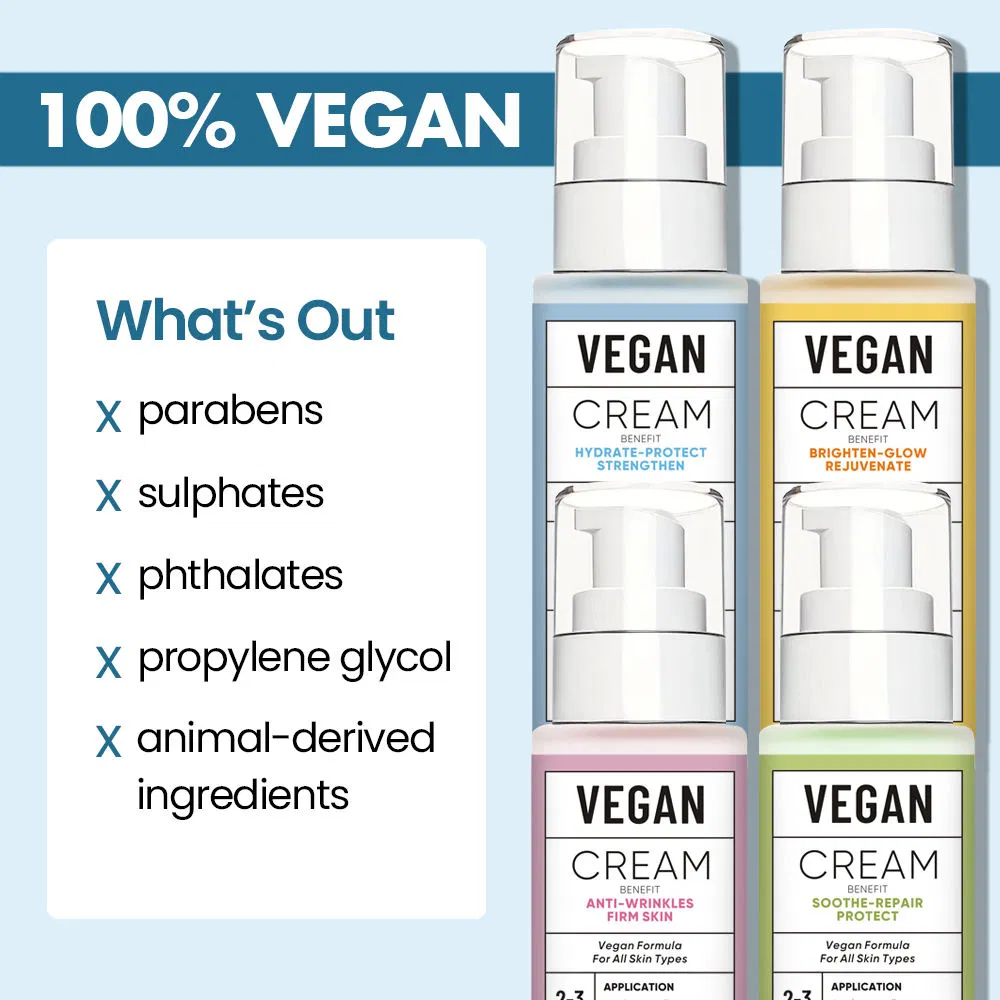 Vegan Anti-Aging Face Cream with Retinol and Collagen