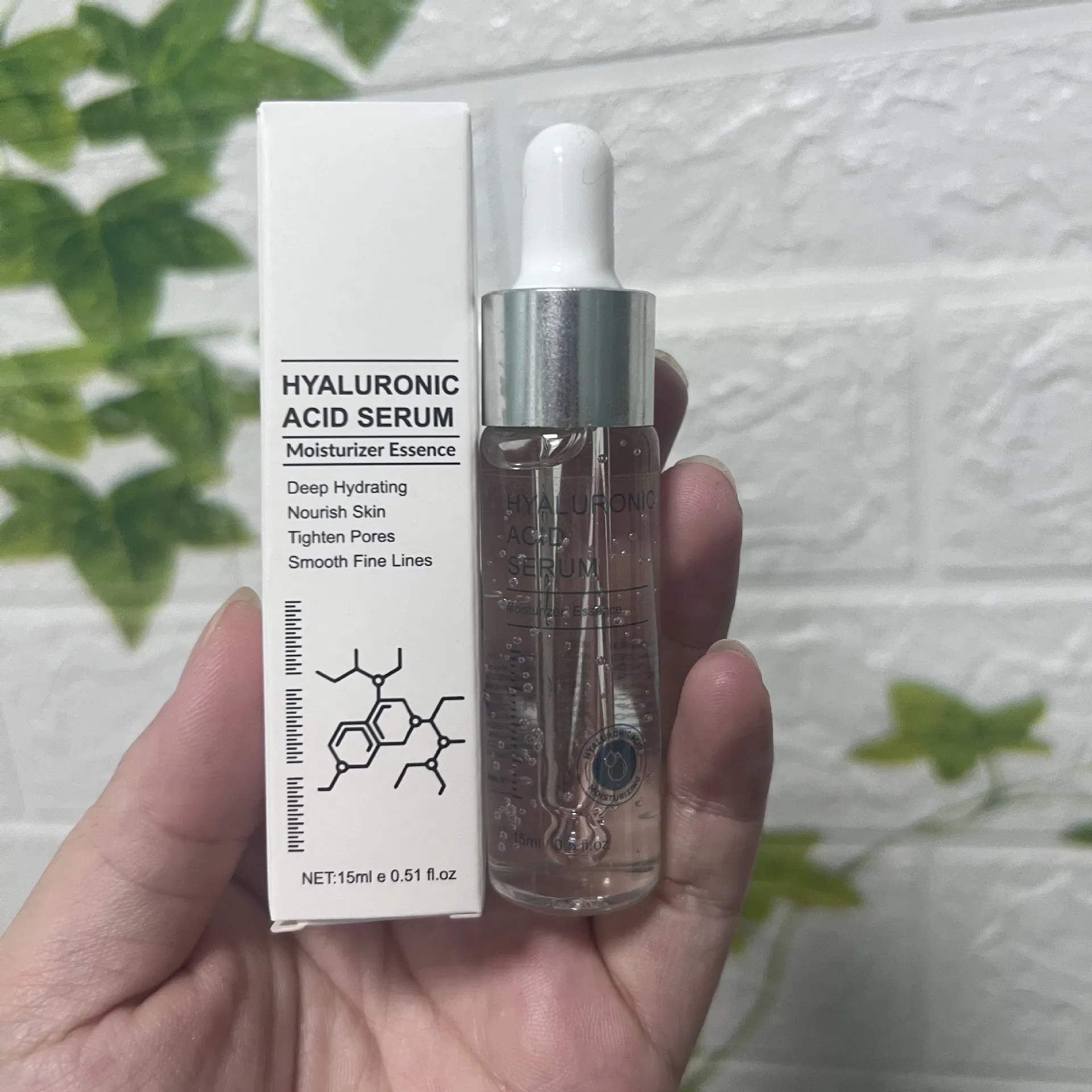Private Label Deep Hydrating Moisturizer Essence Tighten Pores Hyaluronic Acid Lip Serum
