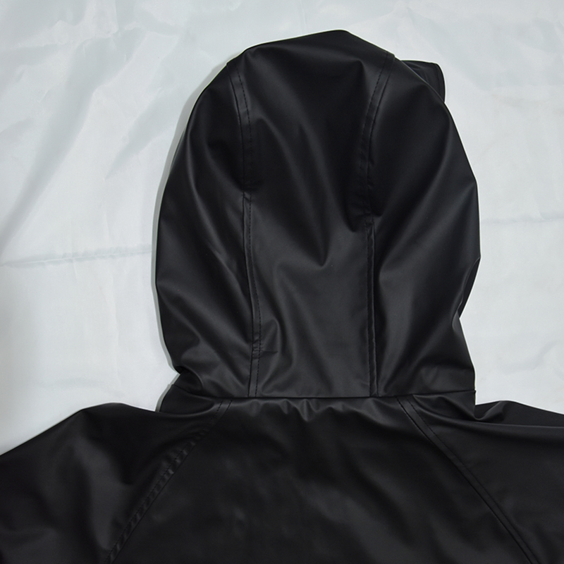 Outdoor Fashion PU Popular Raincoat Jacket