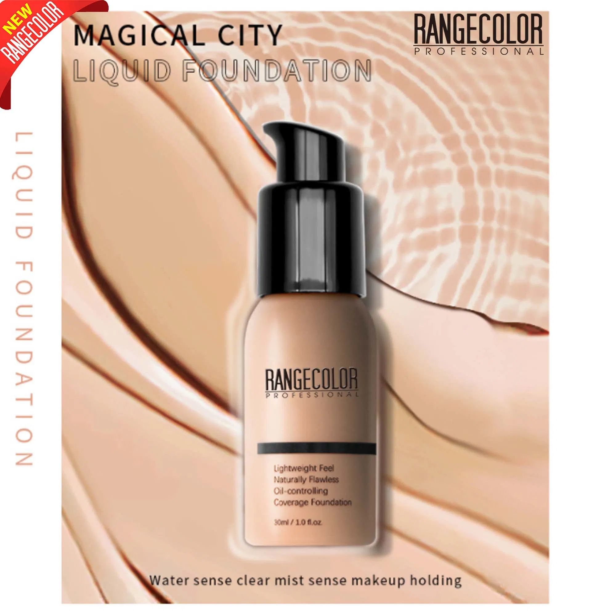 OEM Full Coverage Makeup Multi-Use Liquid Foundation for Dark Skin, Natural, White Skin