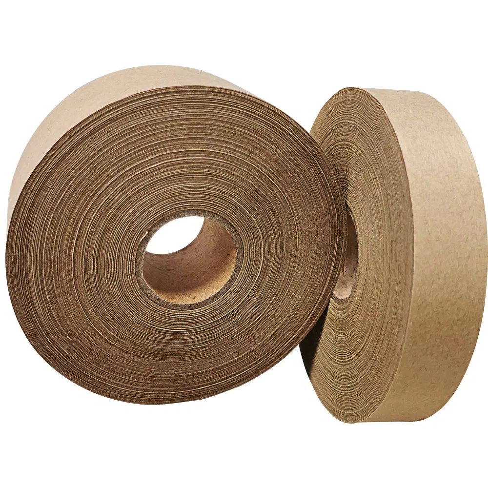 Imported Wood Pulp Raw Materials No Logo Writable Kraft Paper Tape