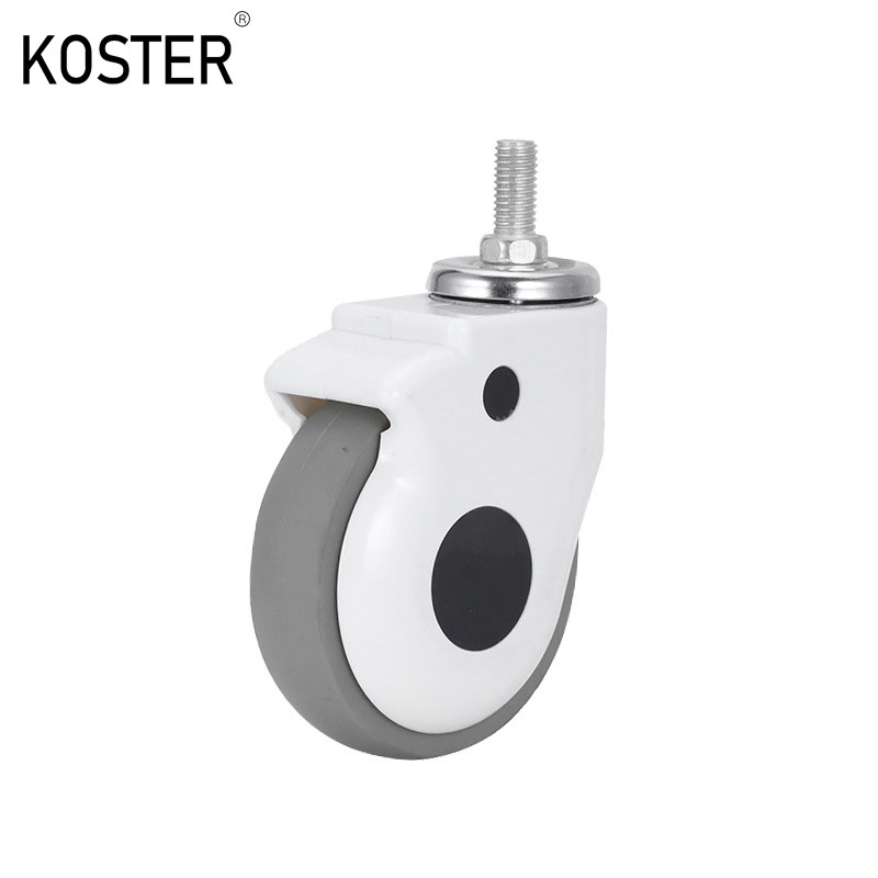Wholesale Hospital Beds Wheels 4 Inch 5 Inch Medical Bed Caster Threaded Stem Swivel Locking Caster Wheel