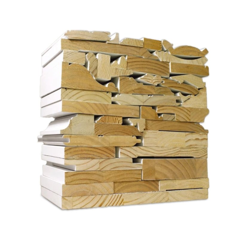 Solid Real Wood Skirting Wood Molding Flooring Accessory Wall Skirting Line