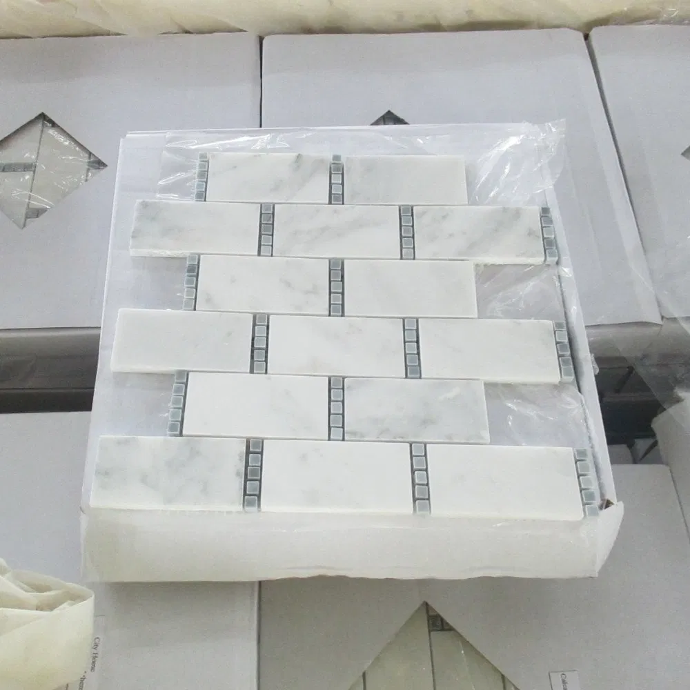 White Mosaic Marble mosaic Bothroom Decoration Mosaic