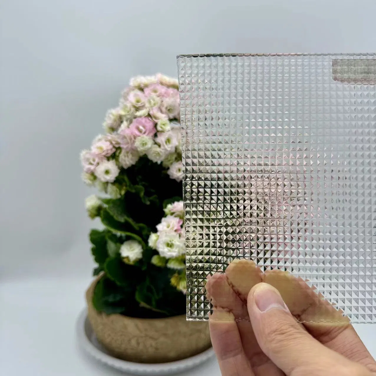 High-End with High Quality Crystal Patterned Stained Glass for Home Background Decoration Wall and Hotel