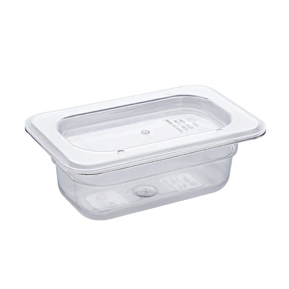 Plastic Gn Pan - Compact Transparent PC Single Compartment Food Container