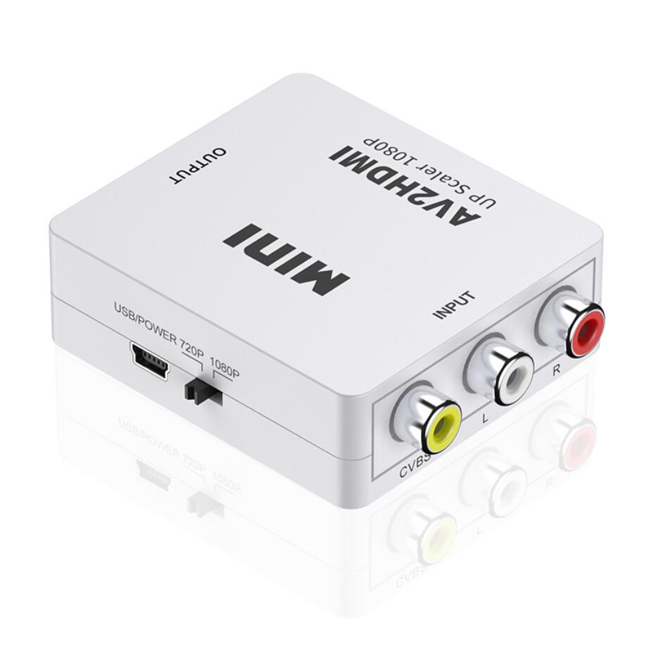 Конвертер HDMI в AV RCA, мини
