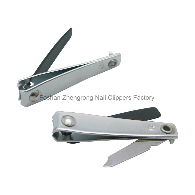 Middle Size Black Electrophoresis with Nail File Nail Manicure Clippers (608JBE)