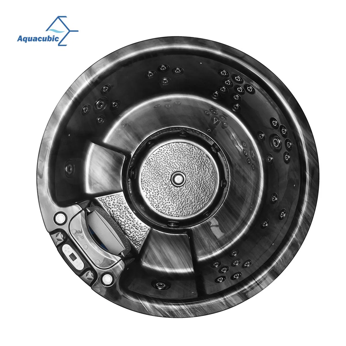 Factory Wholesale Round Black Garden Outdoor Massage SPA Hot Tub for Indoor Outdoor Jacuzy