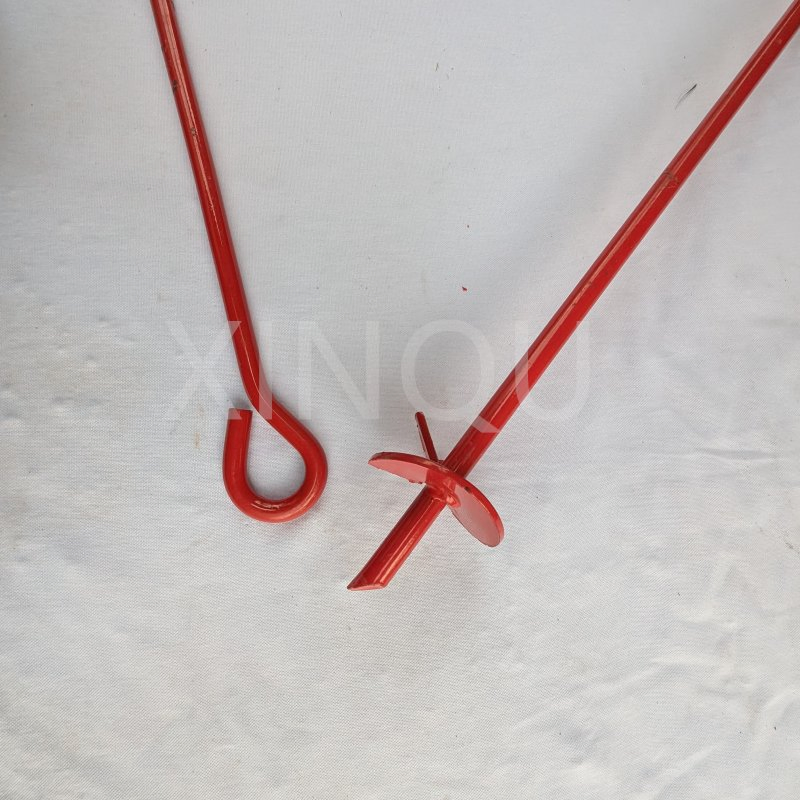 Винтовой якорь-анкер с приваренным ушком