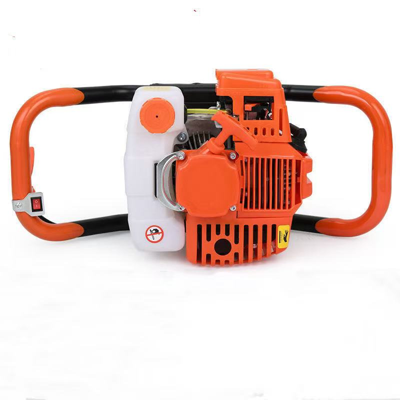 Professional Gardening Tools 52cc Gas Earth Auger Gasoline Digging Holes Drill