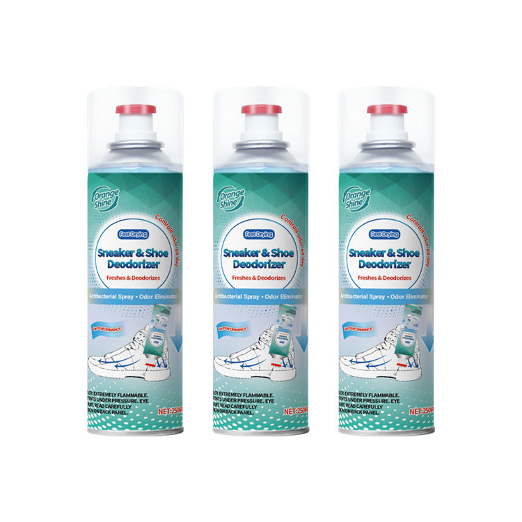 Natural Shoe Odor Eliminator Aerosol Spray Shoe Deodorizer/Shoe Refreshener