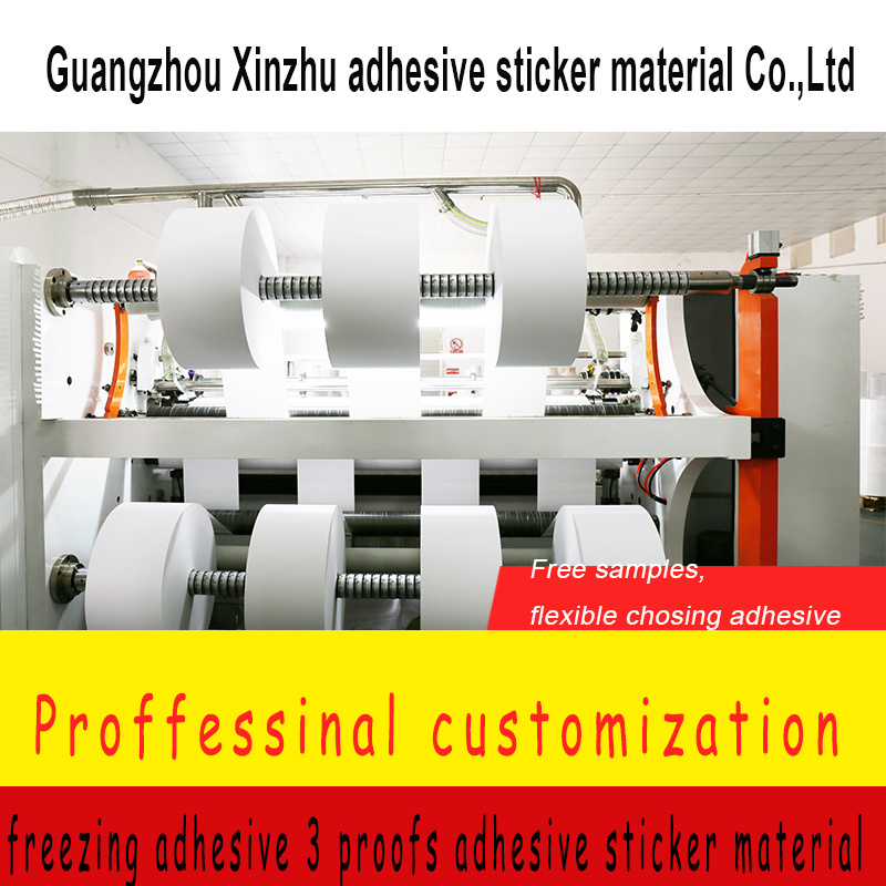 Freezing Adhesive Three Proofs Thermal Adhesive Label Sticker Barcode Material Xzld-1352