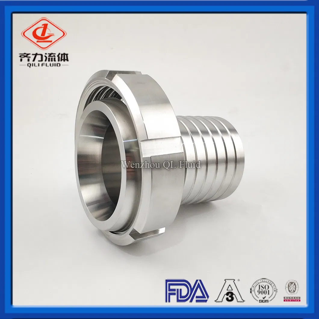 Sanitary Hydraulic Fittings Hose Adapter, Male & Female Nipple