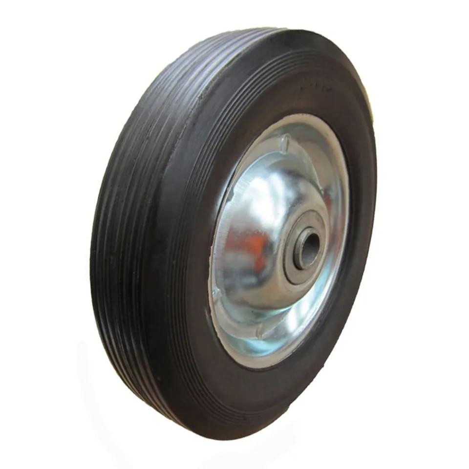 255X50 10 Inch Solid Wheel Flat Free Tires Tubeless Tyres with Plastic Rim 10X2 for Mechanical Vehicle