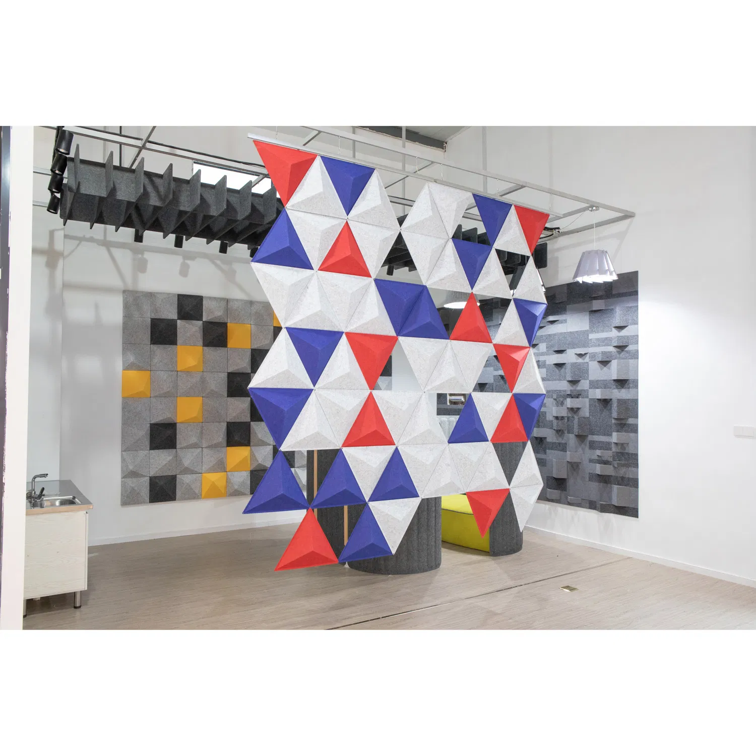 3D Soft Ceiling Acoustic Panels