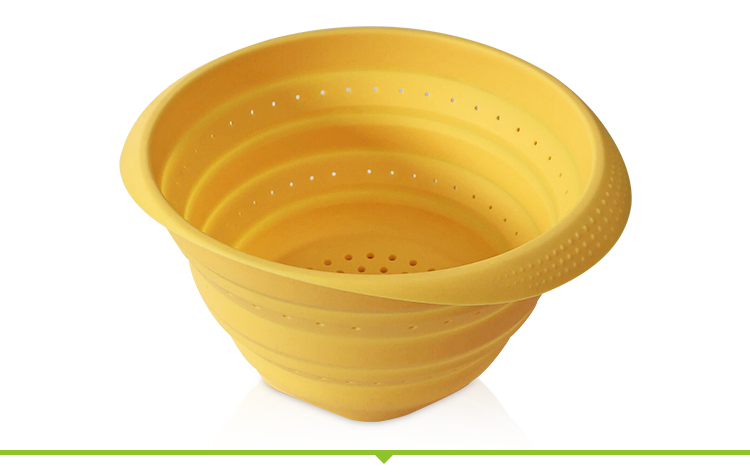 Colanders&Strainers Type Kitchen Tool Silicone Collapsible Basket Colander