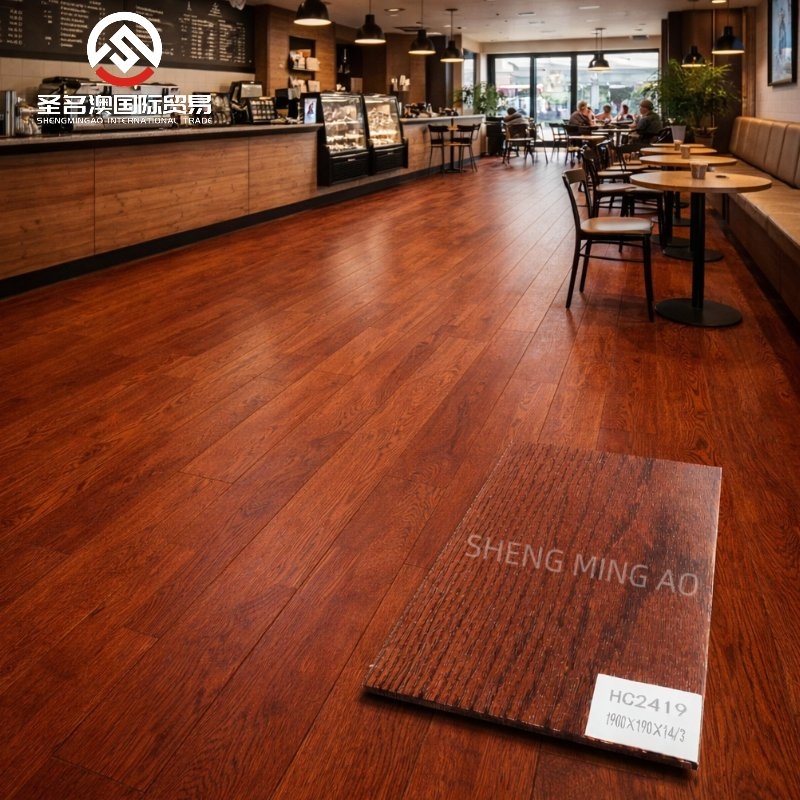 Инженерная доска Дуб темный, классическая текстура дерева