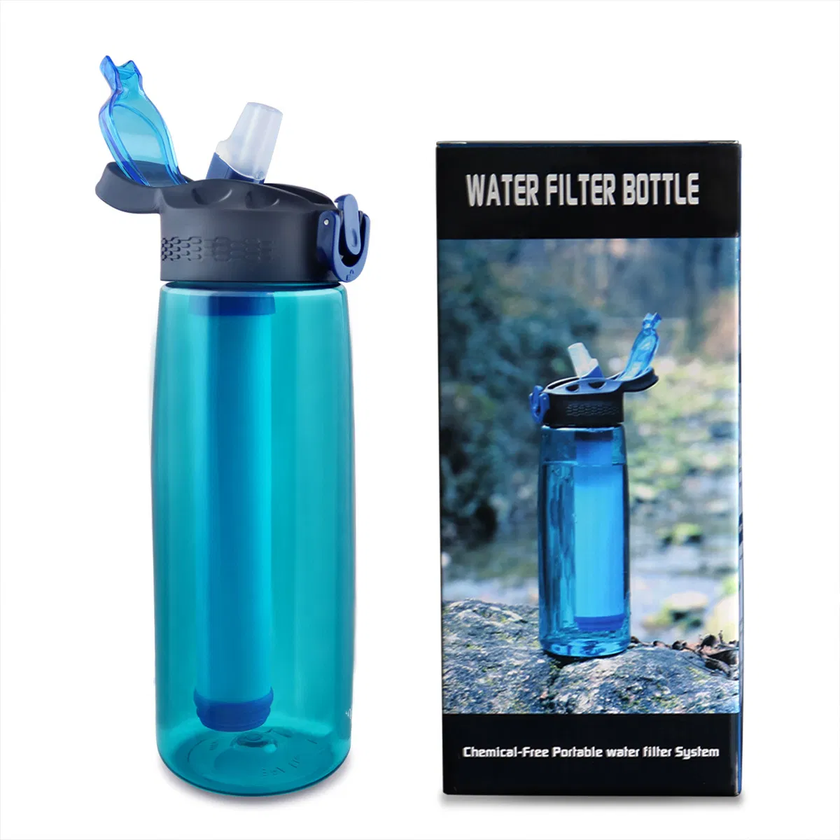 Special Offer Price Safety Multiple Filtration Portable Outdoor Water Bottle River Purifier