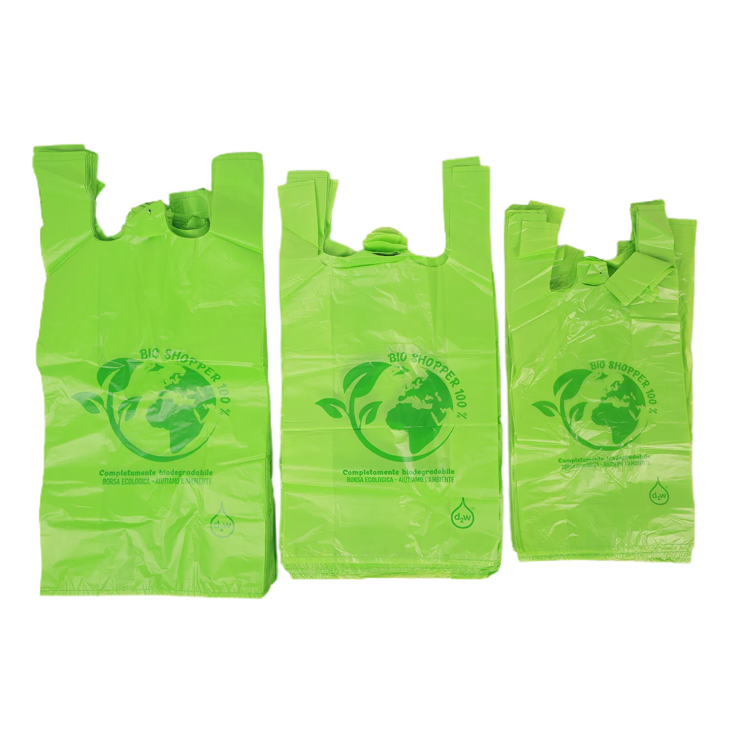 Customized Available HDPE LDPE Biodegradable Waterproof Plastic Handle Shopping Packaging Bag T-Shirt Bag