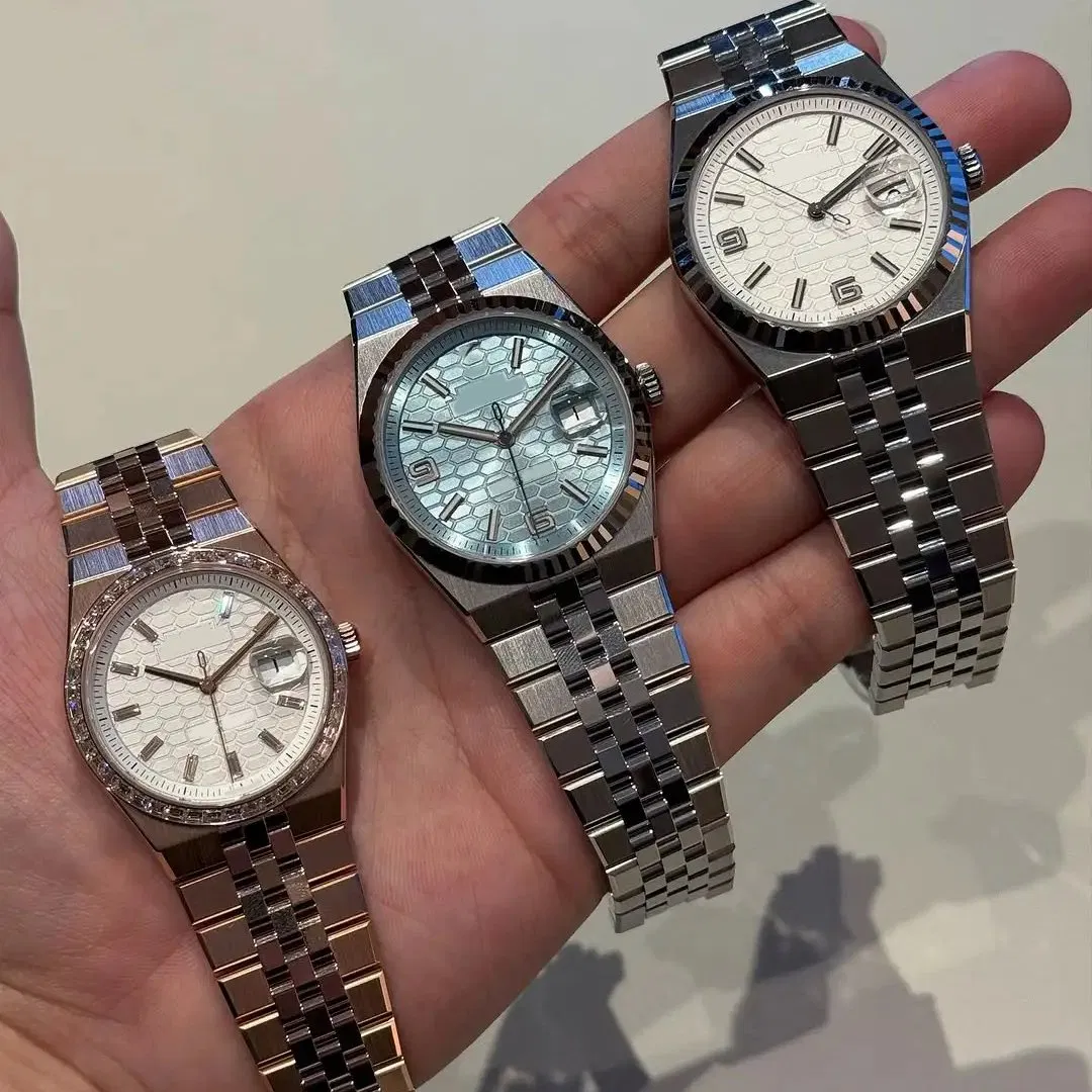 Couple 904 Steel Sapphire Mirror Automatic Mechanical Watch Designer Same Style Watch