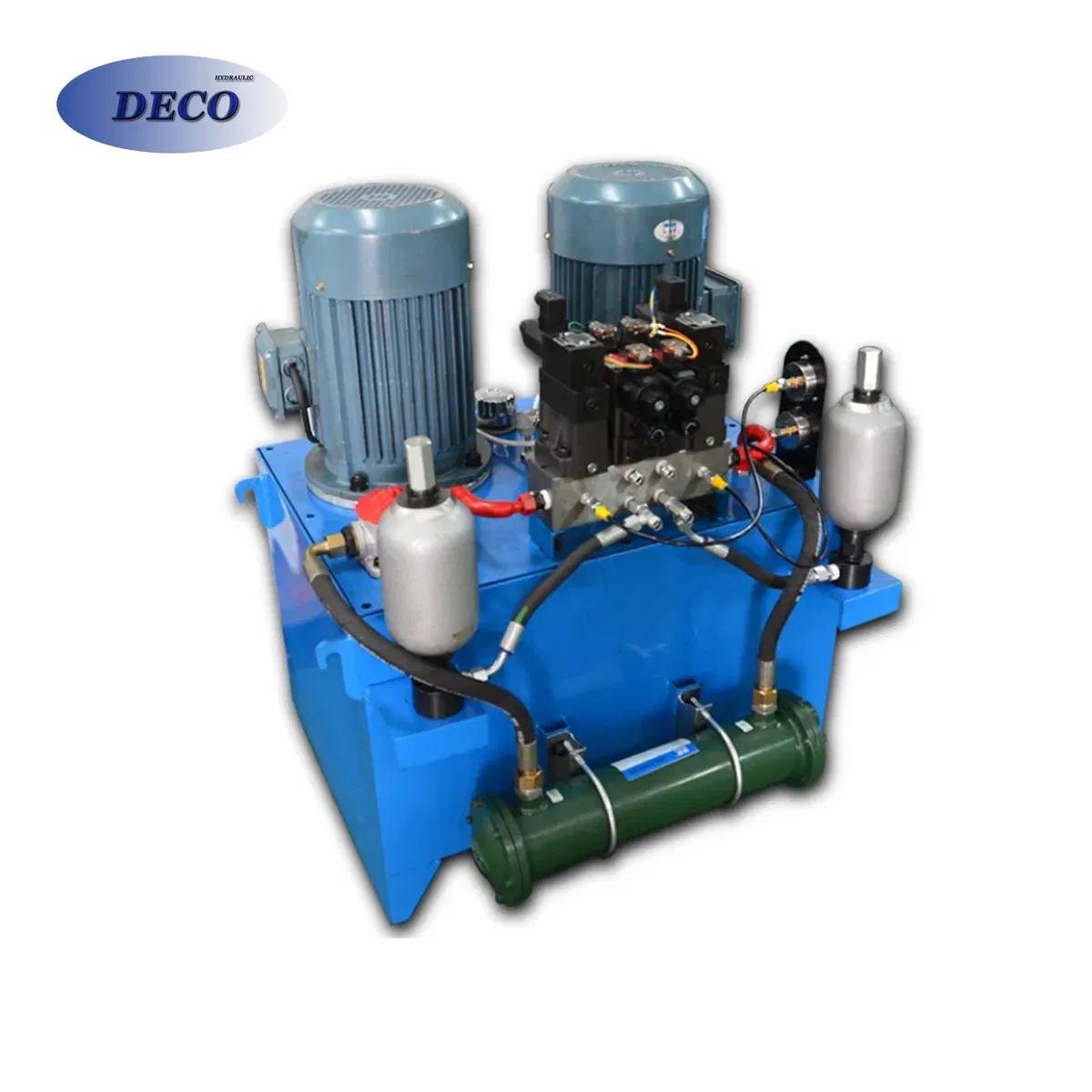 Long Duty Cycle Large Hydraulic System Pressure Station Pump Unit Power Pack with Water Cooler