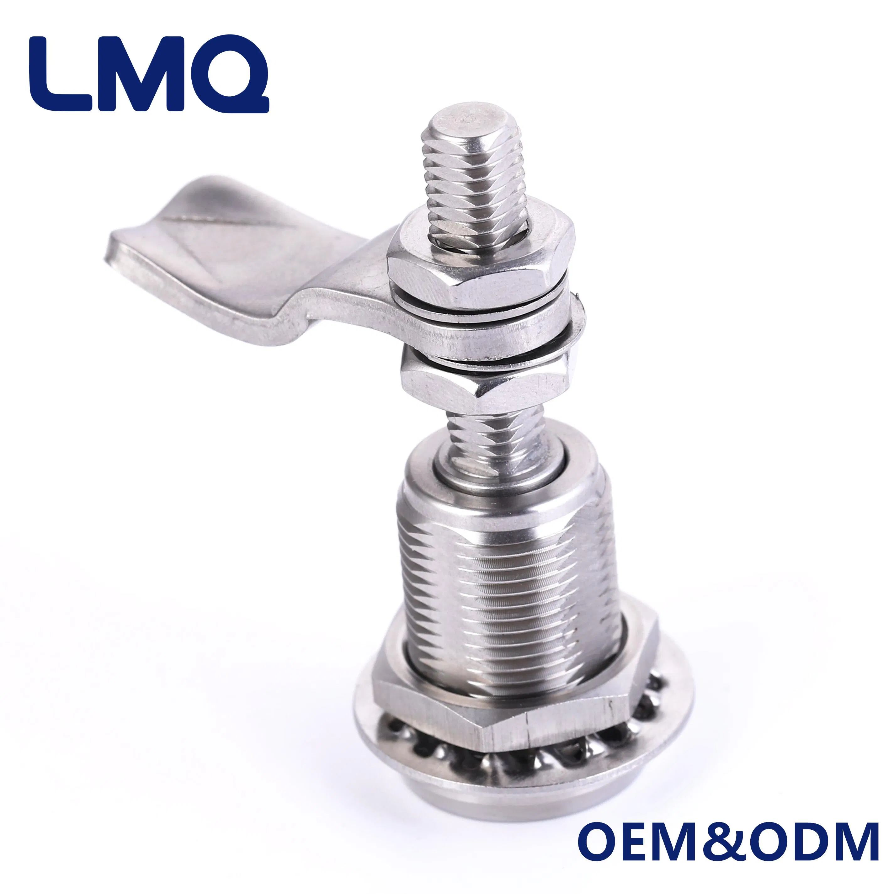 Wholesale SUS316 Compression Lock Latch Triangular 8mm Adjustable Grip Range Large Version Zinc-Die Casting Zinc Alloy Waterproof Cam Cabinet Lock