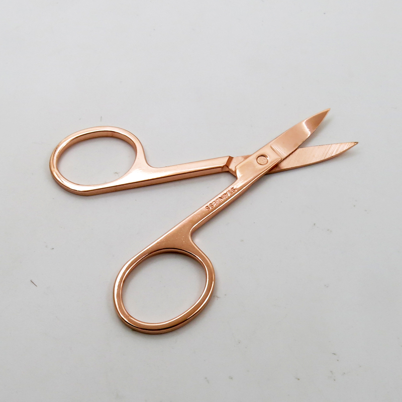 Rose Planting Beauty Scissor Stainless Steel Eyebrow Hair Facial Trimming Tweezers Scissors Tools for Manicure Care
