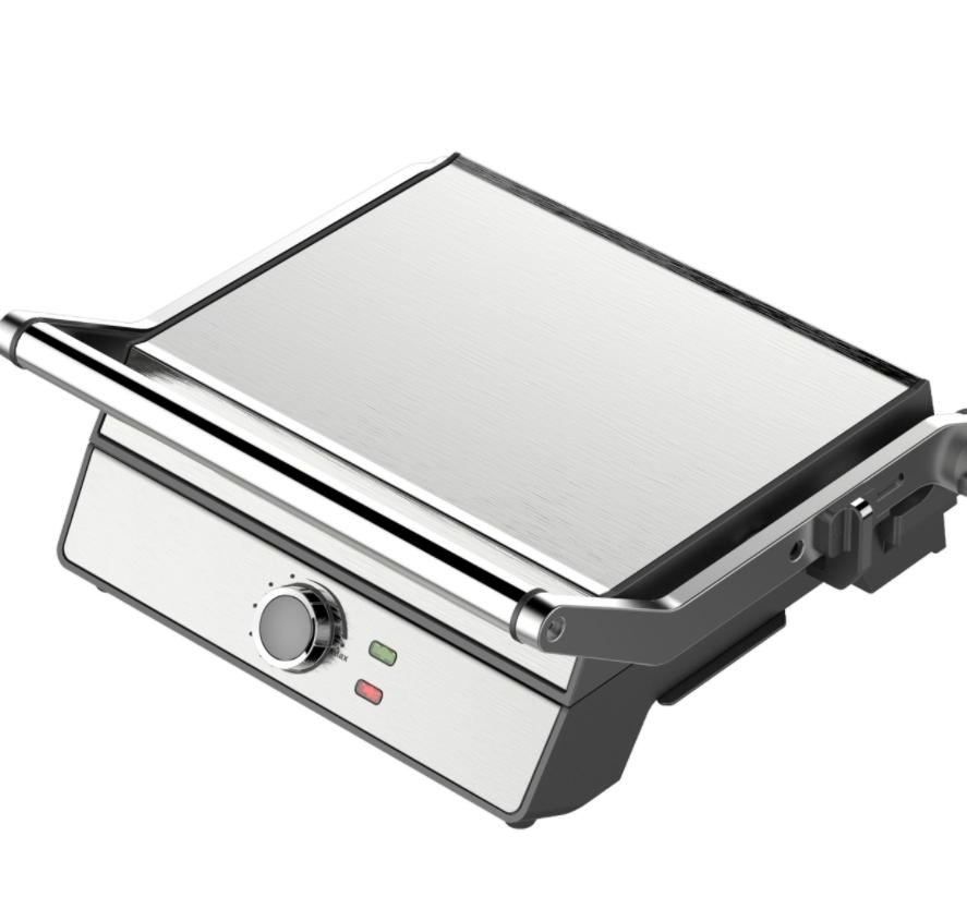 Electric Smoking Less BBQ Griddle Non-Stick Coating Contact Grill