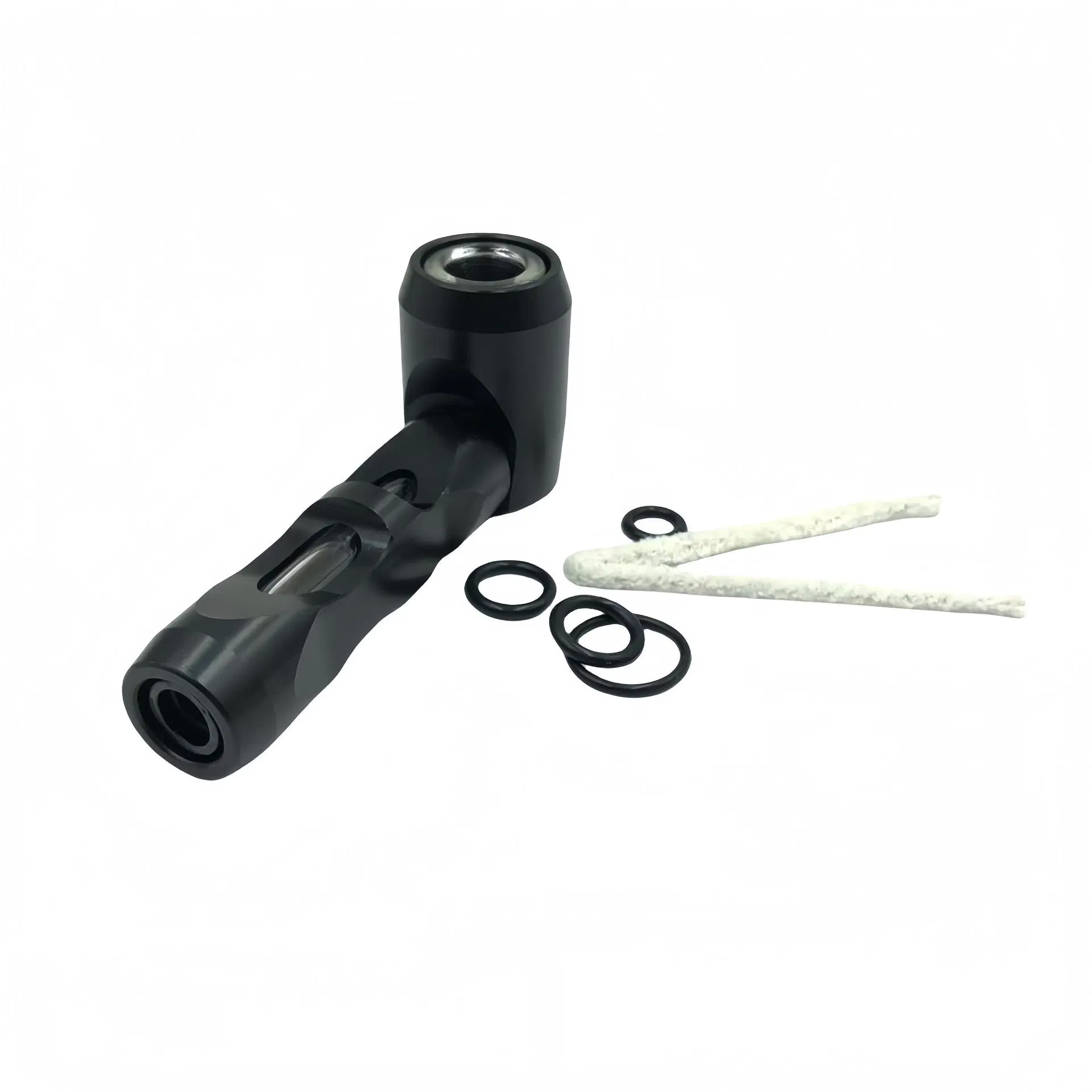 Good Price Portable Metal Smoking Hand Pipe Lightweight Glass Tobacco Pipe