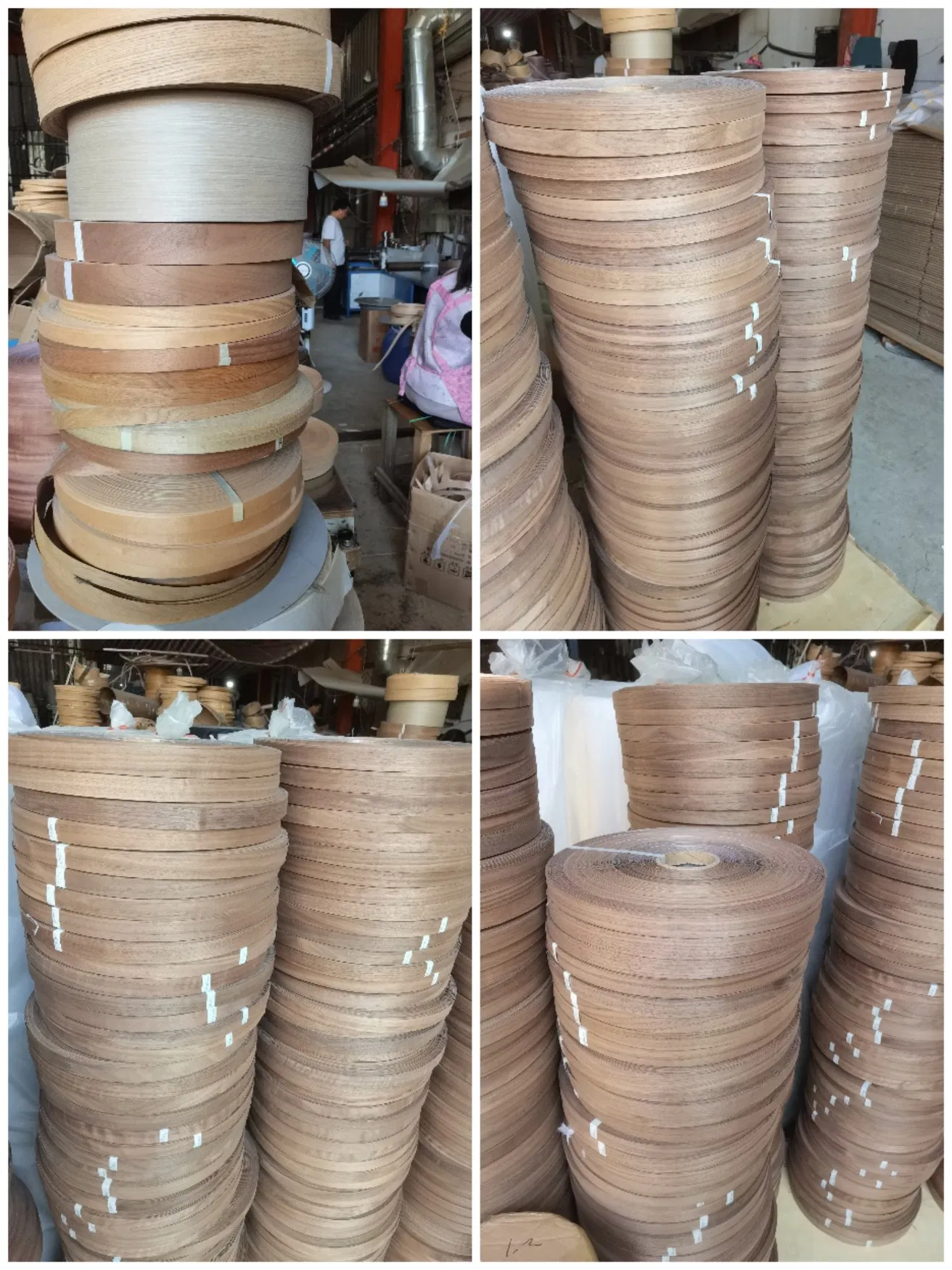 Natural Ren Oak Wood Veneer Edge Banding for Furniture Board