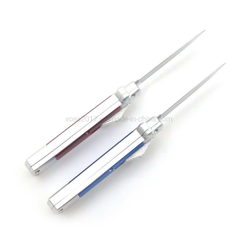 Мини-нож OTF-AKC Stiletto 5.3 дюйма с зеркальным клинком 440