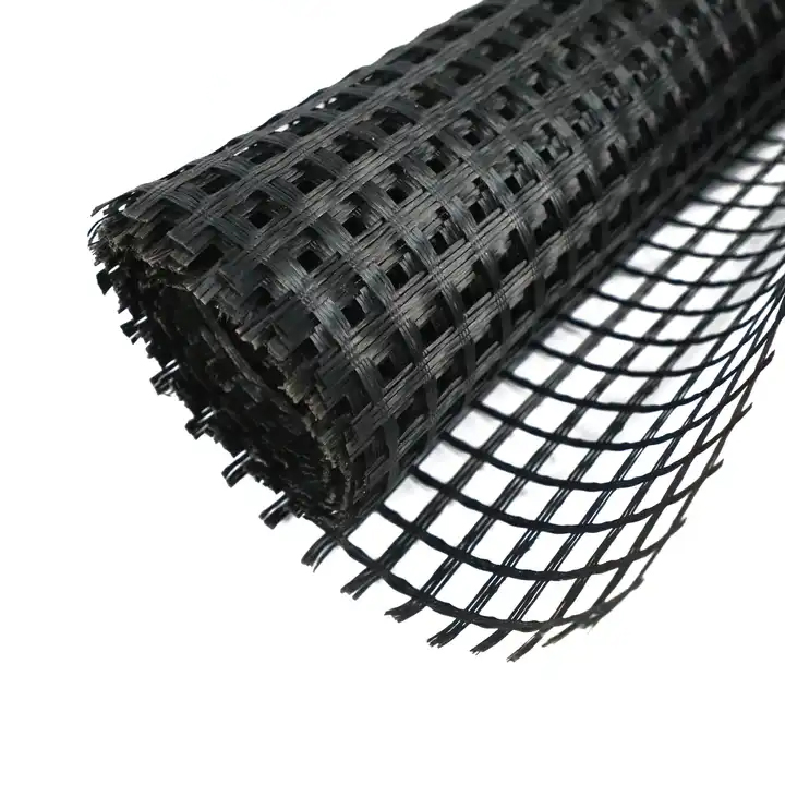 Glassfiber Geogrid Asphalt Grid Fiberglass Geogrid with Bitumen Coating for Asphalt Pavement Reinforcement