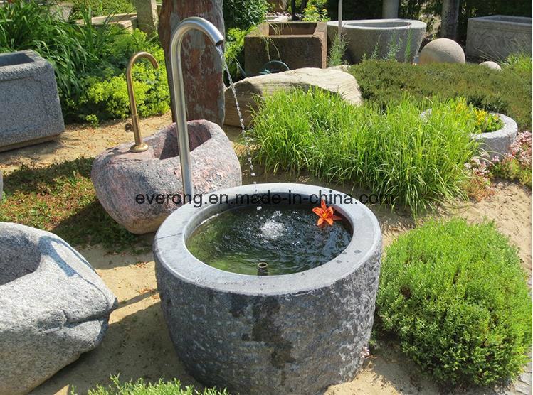 Natural Stone Sink Granite Trough for Water Storage /Planters/Livestock &Animal Feeding Ponds
