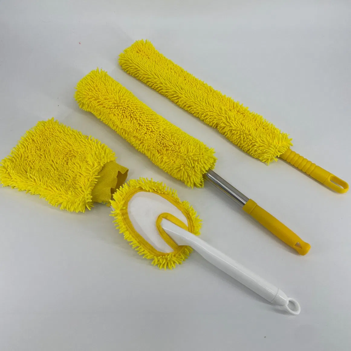 Household Duster Cleaning Chenille Head Microfiber Telescopic Handle Duster