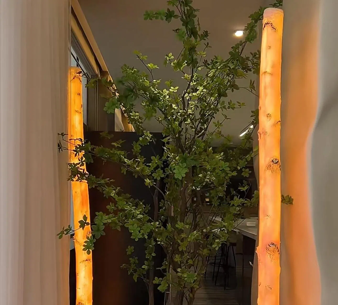 Eco-Friendly Easy Installation Luminescent PU Stone Artificial Polyurethane Foam Stone Wall Panel