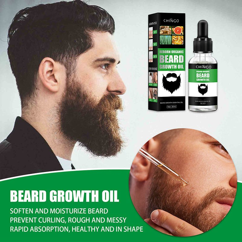 Thicker Anti Loss Moisturizing Softening Beard Growth Oil Fast Absorption