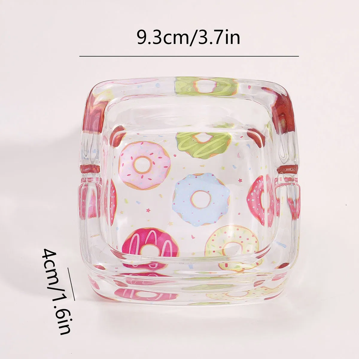 Elegant Glass Ashtray for Formal Occasions and Events