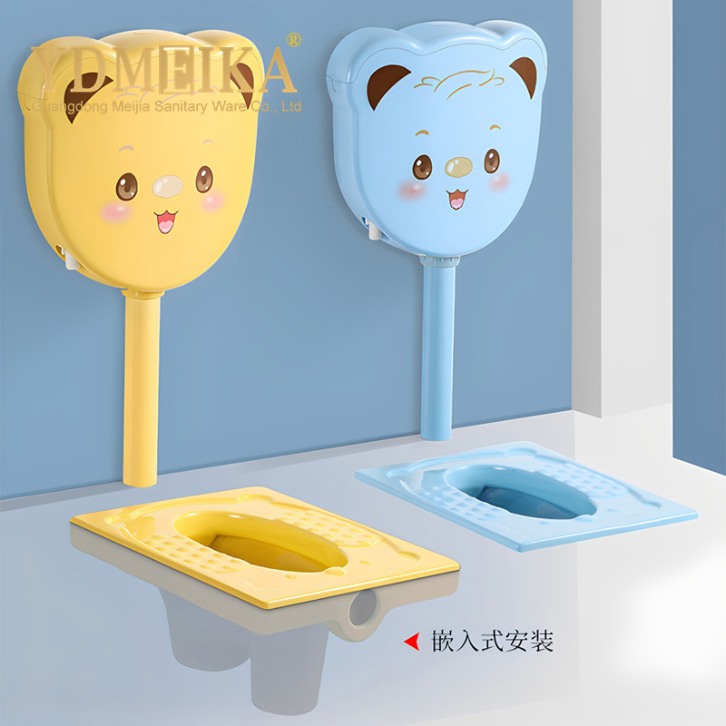 Modern Design School Ceramic Children's Squat Pans Colorful Child Toilet for Bathroom Use Kindergarten Squat Toilet