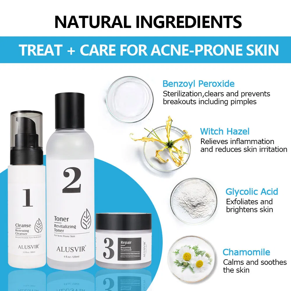 Vegan Natural Moisturizing Oil Control Facial Soothing Anti Acne Treatment Face Toner
