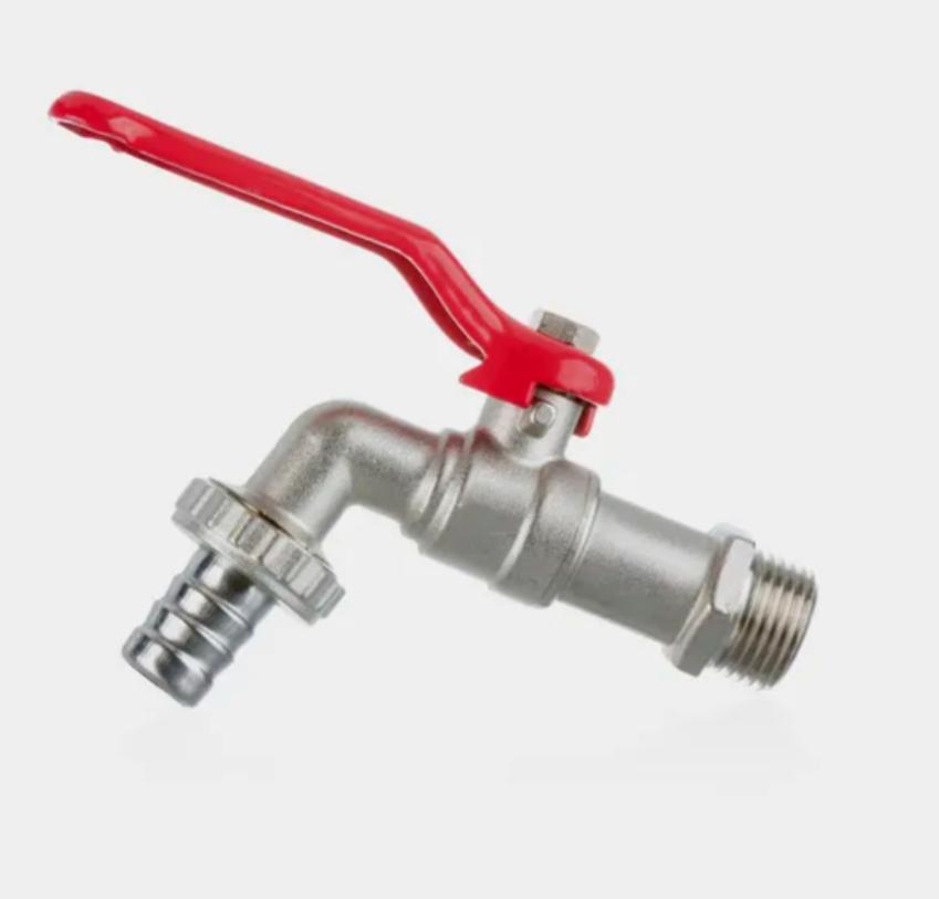 Pn20 Brass Single Cold Water Basin Bathroom Faucet Outdoor Faucet Garden Mop Pool Taps Wall Mount Thread with External Thread