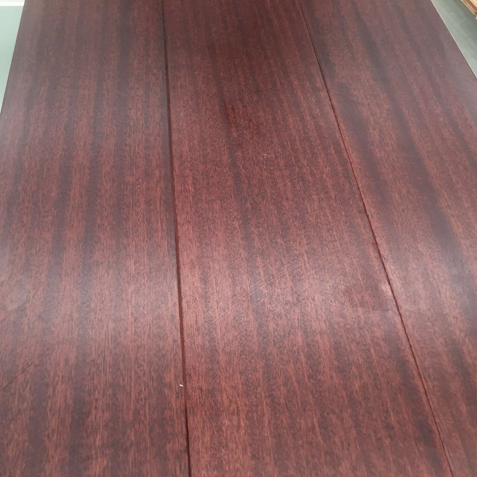 African Ebony Sapele Timber Engineered Parquet Wood Flooring